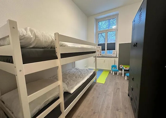 아파트 Familienwohnung Am Pfaffenteich *